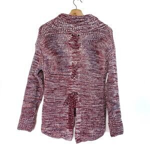 NWT American Rag | Cowl Neck Lace Up Sweater